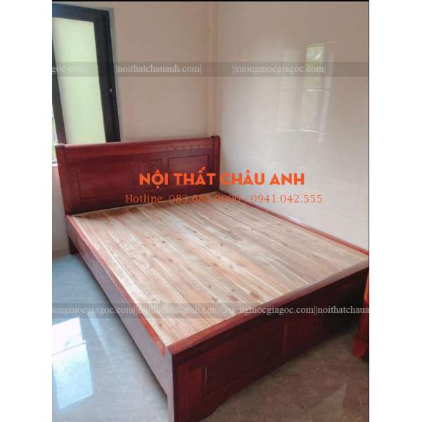 Giường Ngủ Gỗ Sồi Nga Tại Nhà Chị Lý Ở yên Thành Nghệ An Fb 122